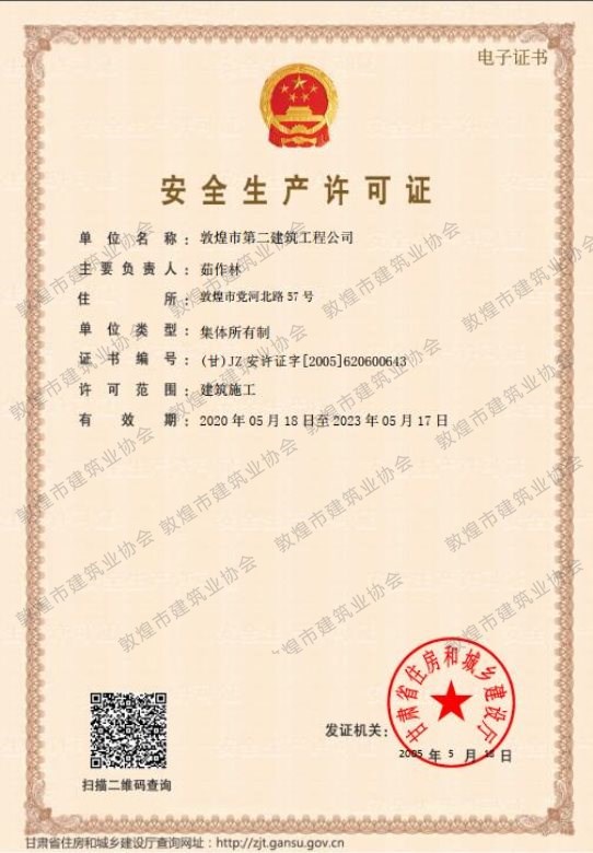 2020年安许证1